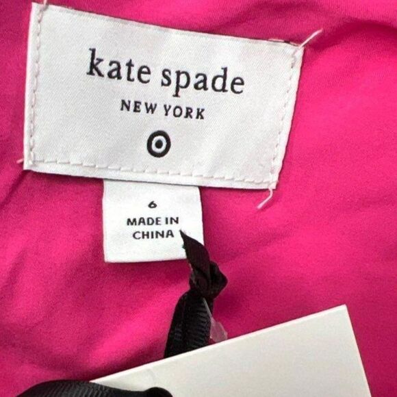 Kate Spade Target Women's Peplum Ruffle Midi Dress Sleeveless Size 6 - Picture 8 of 9